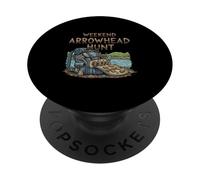 Weekend Arrowhead Hunt Archaeology Field Trip Collector PopSockets Adhesive PopGrip