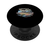Weekend At The Race Docks Motor Boating Drag Boat Lifestyle PopSockets Adhesive PopGrip