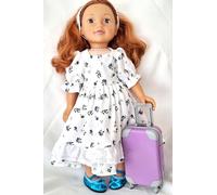 Weekend away outfit to fit 18" dolls like Designafriend, Our generation etc