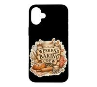 Weekend Baking Crew Bunny Bakery Case for iPhone 16 Plus