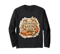 Weekend Baking Crew Bunny Bakery Long Sleeve T-Shirt