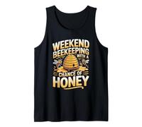 Weekend Beekeeping with A Chance of Honey Bees Tank Top