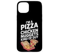 Weekend Binge Pizza And Nuggets Guy Case for iPhone 15 Plus