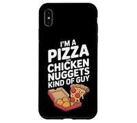 Weekend Binge Pizza And Nuggets Guy Case for iPhone XS Max
