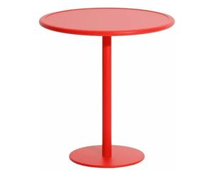 Weekend Bistrot round table Red one size