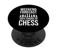 Weekend Forecast 100% Chance of Chess PopSockets Adhesive PopGrip