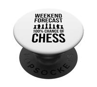 Weekend Forecast 100% Chance of Chess PopSockets Adhesive PopGrip