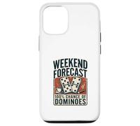 Weekend Forecast 100% Chance of Dominoes Domino Case for iPhone 12/12 Pro