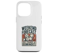 Weekend Forecast 100% Chance of Dominoes Domino Case for iPhone 13 Pro