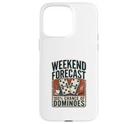 Weekend Forecast 100% Chance of Dominoes Domino Case for iPhone 15 Pro Max