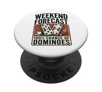 Weekend Forecast 100% Chance of Dominoes Domino PopSockets Adhesive PopGrip