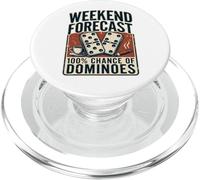 Weekend Forecast 100% Chance of Dominoes Domino PopSockets PopGrip for MagSafe