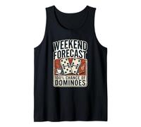 Weekend Forecast 100% Chance of Dominoes Domino Tank Top