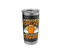 Weekend Forecast 100% Chance of Homesteader Prepper Canning Stainless Steel Insulated Tumbler
