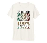 Weekend Forecast 100% Chance of Pinball Premium T-Shirt