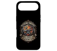 Weekend Forecast 100 Percent Chance Of Blacksmithing Humor Case for iPhone Air