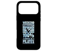 Weekend Forecast 100 Percent Chance of Pilates Case for iPhone 17 Pro Max