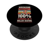 Weekend Forecast 100 Percent Chance Of Roller Skating PopSockets Adhesive PopGrip