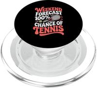 Weekend Forecast 100 Percent Chance Of Tennis PopSockets PopGrip for MagSafe