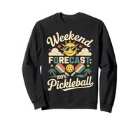 Weekend Forecast 100 Percent Pickleball Fun Sweatshirt