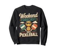 Weekend Forecast 100 Percent Pickleball Fun Sweatshirt