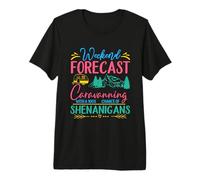 Weekend Forecast Caravanning with 100% Chance of Shenanigans Premium T-Shirt