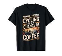 Weekend Forecast Cycling with a Chance of Sprints Track Bike T-Shirt