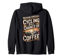Weekend Forecast Cycling With a Chance of Sprints Track Bike Zip Hoodie