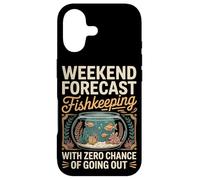 Weekend Forecast Fishkeeping Zero Chance Going Out Case for iPhone 17