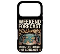 Weekend Forecast Fishkeeping Zero Chance Going Out Case for iPhone 17 Pro