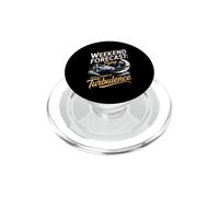 Weekend Forecast Flying With a Chance of Turbulence Pilot PopSockets PopGrip for MagSafe