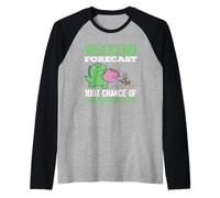Weekend Forecast Gardening Gardener Raglan Baseball Tee