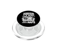 Weekend Forecast Lazy with a Chance of Naps #2 PopSockets PopGrip for MagSafe