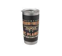 Weekend Forecast RC Planes RC Model Airplane Pilot RC Plane Stainless Steel Insulated Tumbler