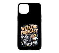 Weekend Forecast Riding With a Chance of Falling Off Case for iPhone 15 Plus