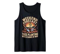 Weekend Forecast Tree Planting with a Chance of Rain Eco Tank Top