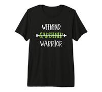 Weekend Gardener Warrior | Funny Distressed Gardening Gift Premium T-Shirt
