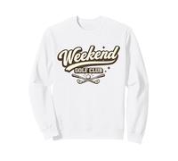 Weekend Golf Club Retro Father's Day Graphic Tee Time Sweatshirt
