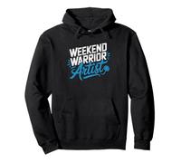 Weekend Gouache Painter Hobby Artist Painting Creative Part Pullover Hoodie