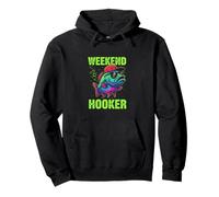 Weekend Hooker Cool Bass Graphic Novelty Present Pullover Hoodie