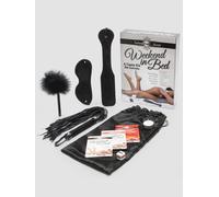 Weekend in Bed Bondage Kit and Game (8 Piece) - Black Black