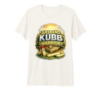 Weekend Kubb Warrior Viking Chess Lawn Game Player Gift Premium T-Shirt