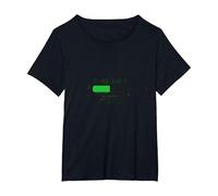 Weekend Loading Friday Funny Office Humor T-Shirt, Women's Plus, Black, 5X
