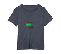 Weekend Loading Friday Funny Office Humor T-Shirt, Women's Plus, Heather Blue, 1X