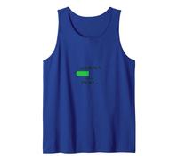Weekend Loading Friday Funny Office Humor Tank Top, Men, Royal Blue, S