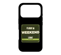 Weekend Logic Humor Case for iPhone 17 Pro