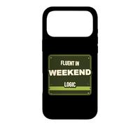 Weekend Logic Humor Case for iPhone 17 Pro Max