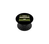 Weekend Logic Humor PopSockets Adhesive PopGrip