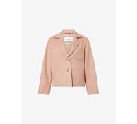Weekend Max Mara Womens Weekend Max Mara Pelota Single-Breasted Wool Jacket Antique Rose 10