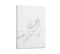 Weekend Minimalistic Abstract Art Poster Canvas Wall Art Painting Office Home Decor Gifts 24x36inch(60x90cm)